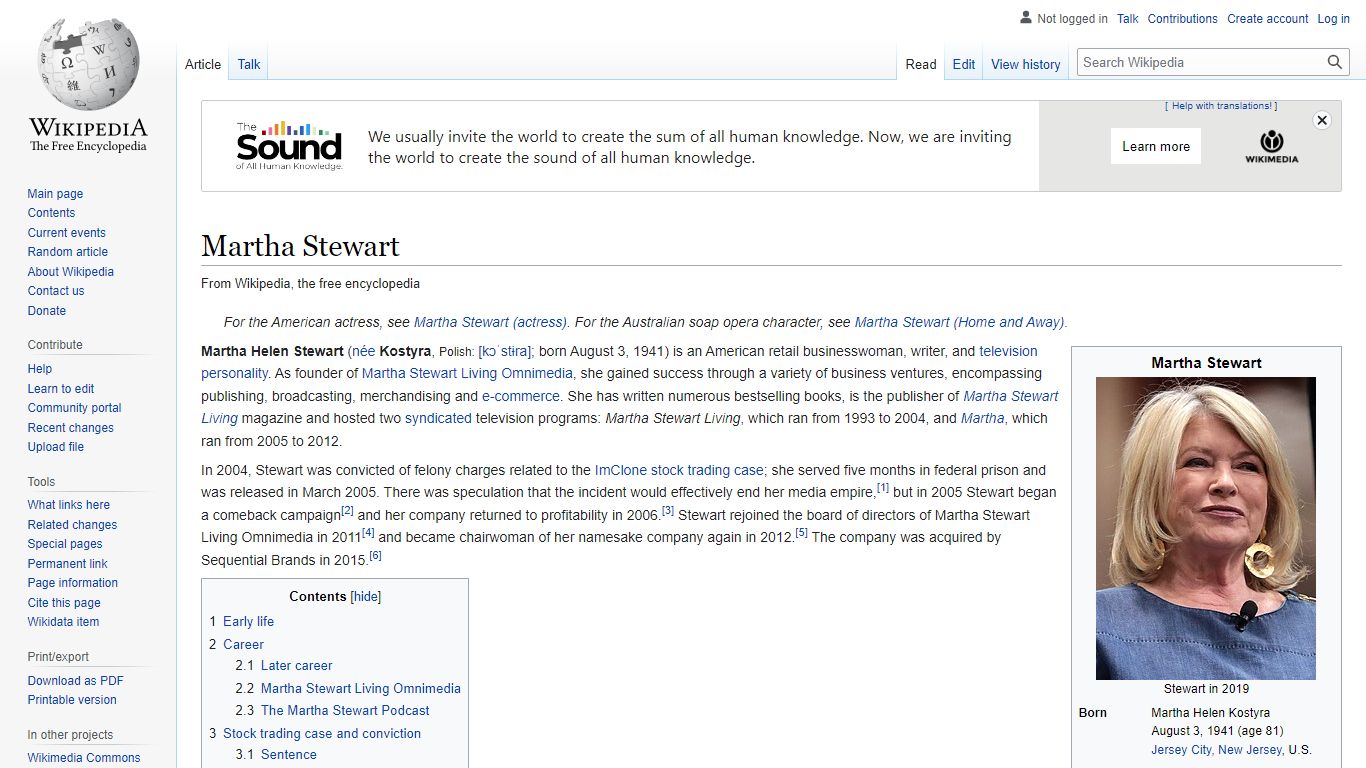 Martha Stewart - Wikipedia